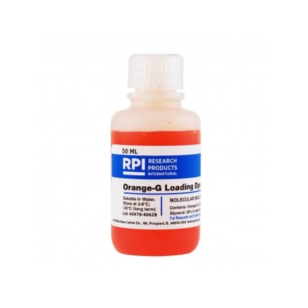Rpi Orange-G Loading Dye 6X Solution, 50 ML O21200-50.0